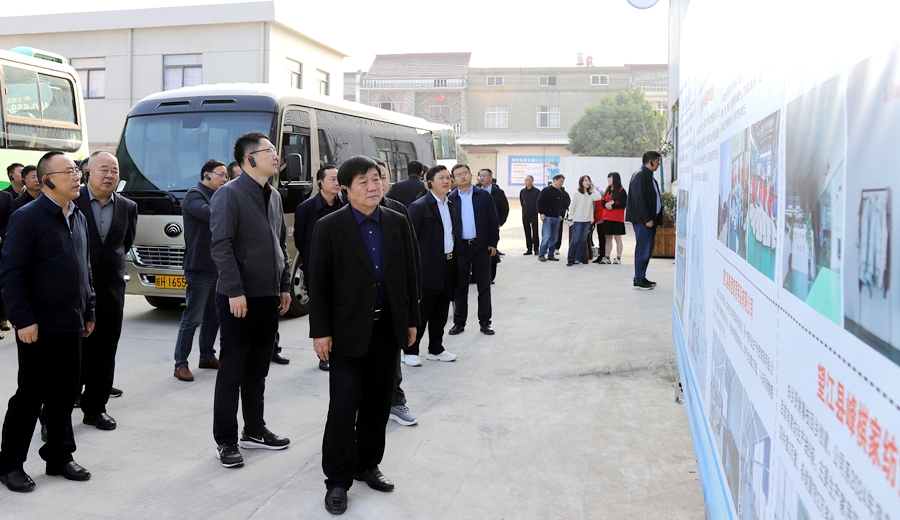 汪久清率隊開展２０２４年望江縣雙招雙引“三看三比”第三季度觀摩評比活動