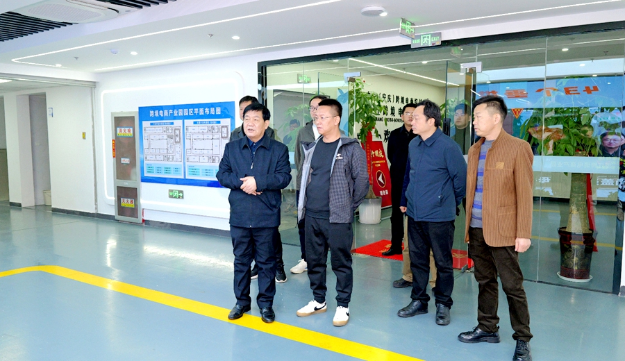 汪久清調研指導電商工作