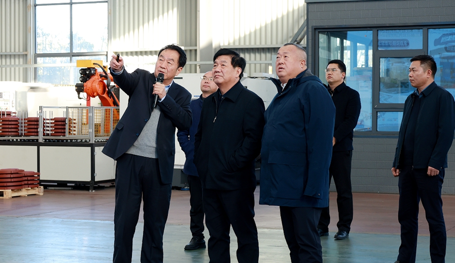 汪久清率隊到河南省礦山起重機有限公司開展招商考察